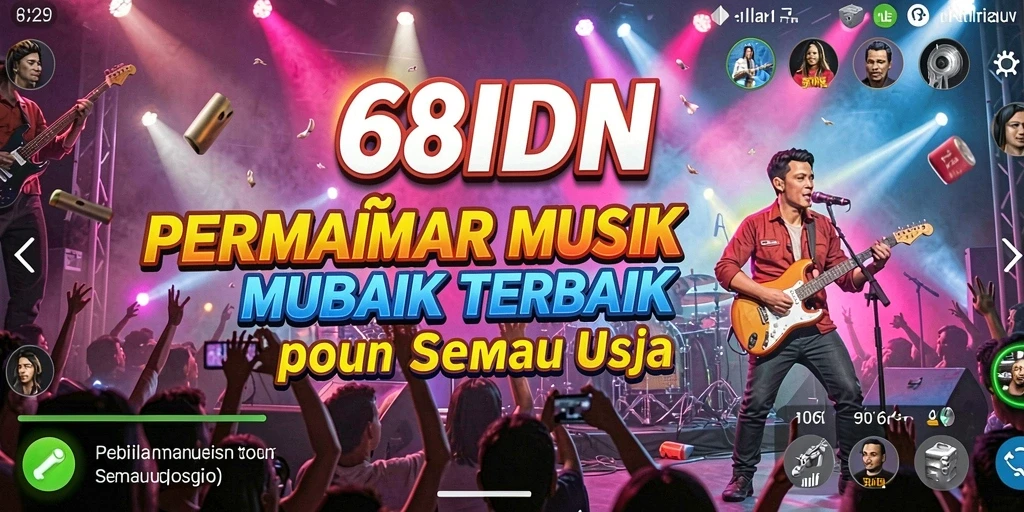 Screenshot 68IDN menampilkan gameplay musik yang interaktif dan menarik.