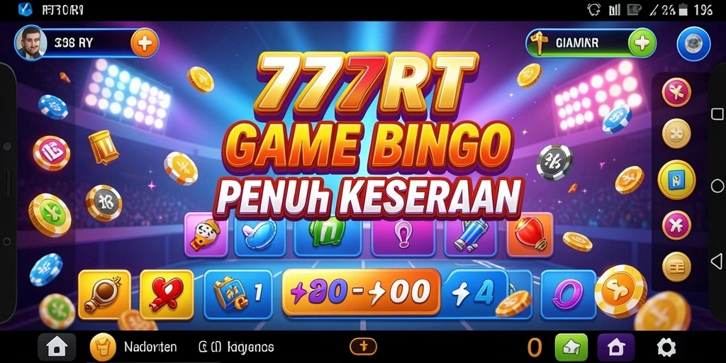 Tampilan gameplay Bingo yang seru di 777RT.