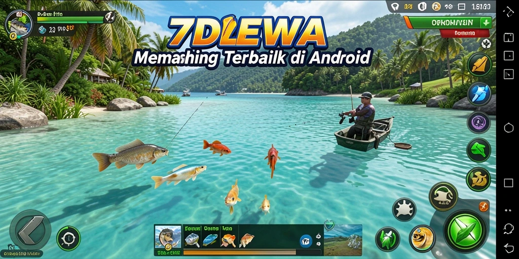 Tangkapan ikan besar dengan tampilan grafis memukau dalam 7DEWA.
