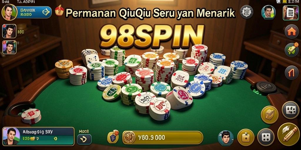 Tampilan gameplay QiuQiu yang seru di 98SPIN.