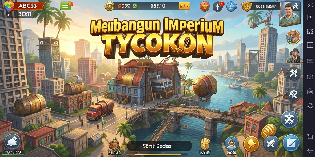 Screenshot gameplay ABC33 menampilkan pengalaman bermain Tycoon yang seru.