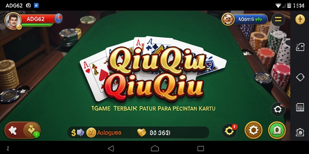 Tampilan gameplay QiuQiu yang seru di ADG62.