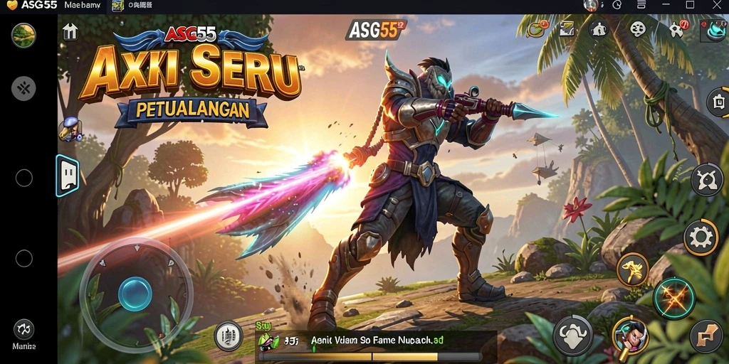 Screenshot dari gameplay seru ASG55 yang menampilkan pertempuran mendebarkan.