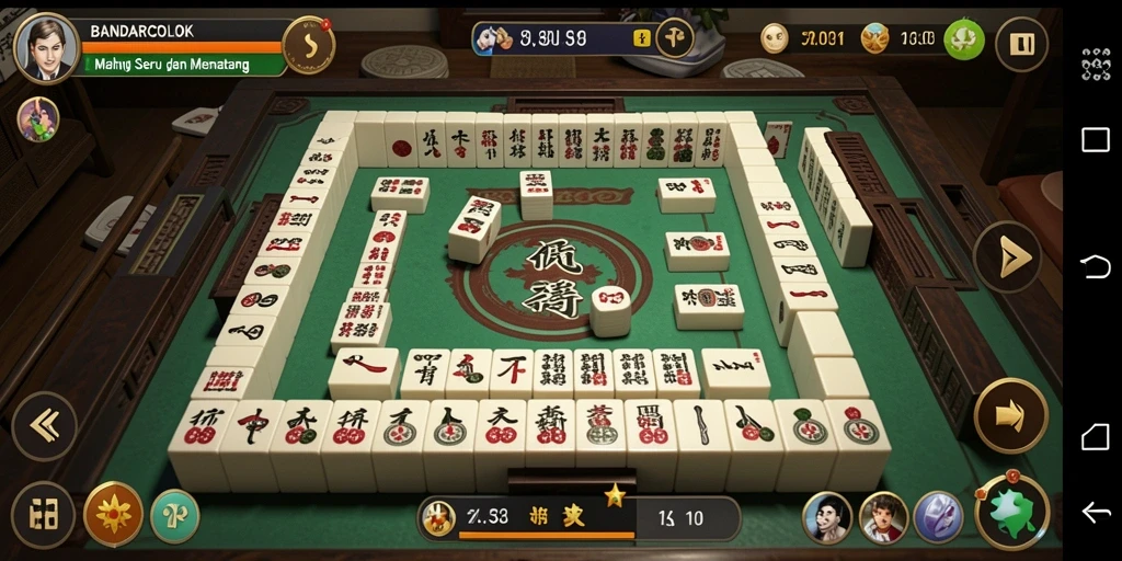 Screenshot utama BANDARCOLOK menampilkan gameplay Mahjong yang menarik.
