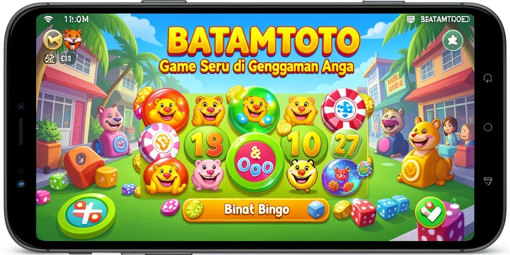 Tampilan menarik dari gameplay Bingo BATAMTOTO.