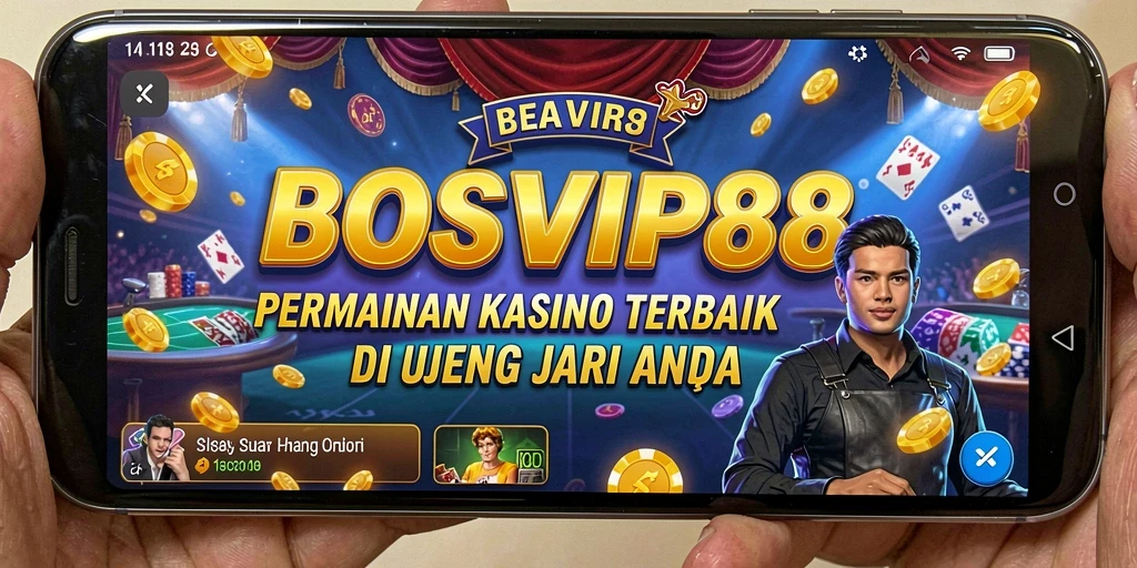 Tampilan menarik dari gameplay Kasino BOSVIP88 yang mendebarkan.