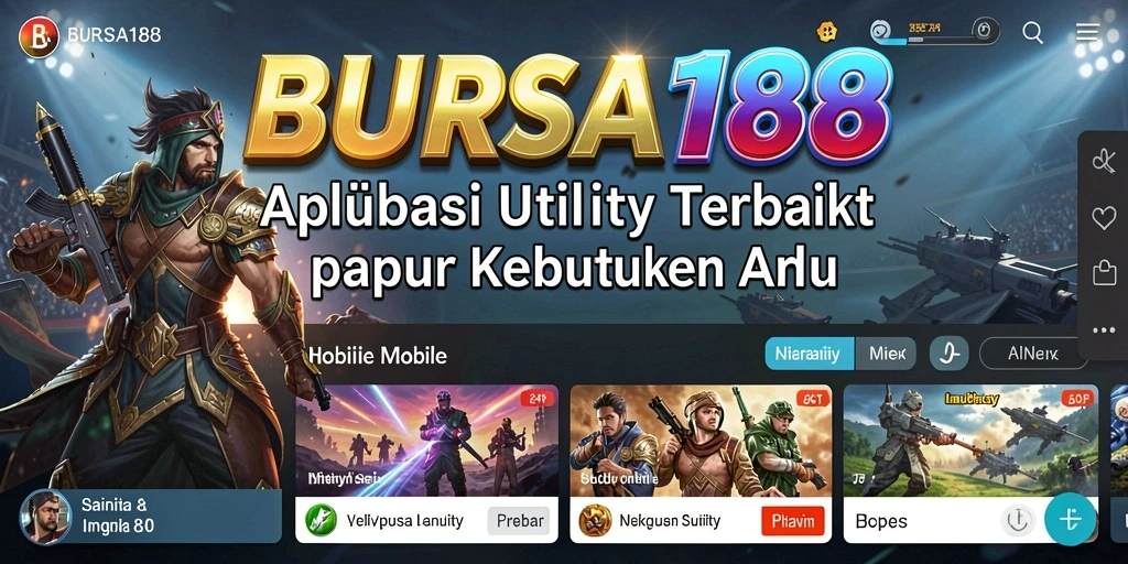 Tampilan antarmuka BURSA188 yang intuitif dan menarik.