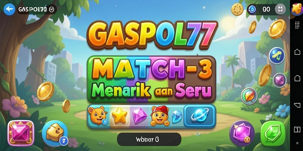 Tampilan gameplay GASPOL77 yang mengasyikkan dan penuh warna.