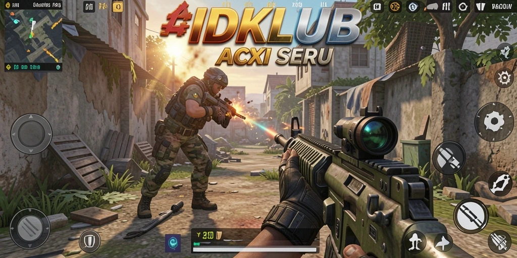 Tampilan gameplay IDKLUB yang menegangkan dan mendebarkan.