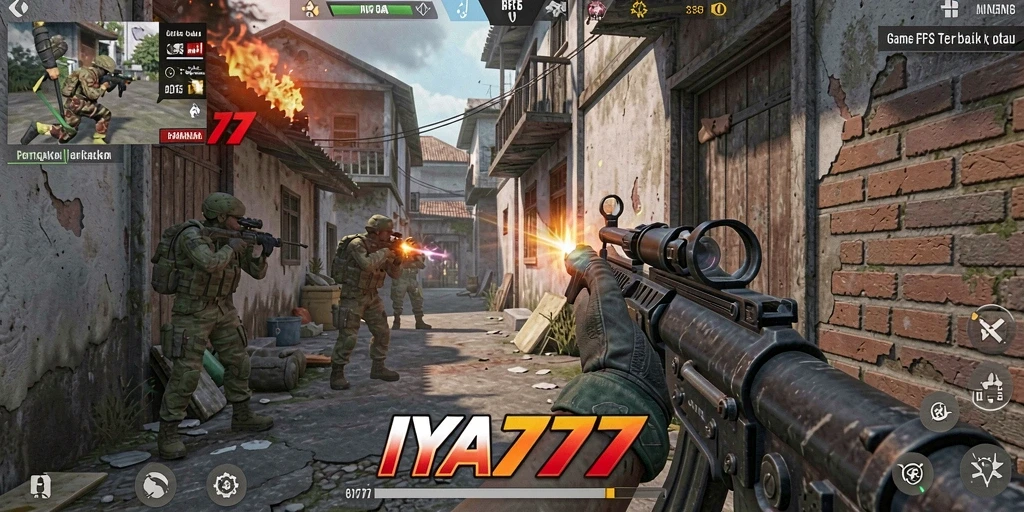 Gameplay menegangkan dan seru dari IYA777 saat bertanding.