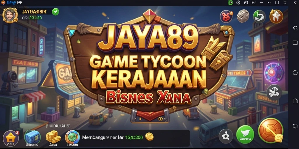 Screenshot JAYA89 menampilkan gameplay seru dalam dunia Tycoon.