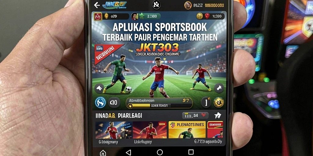 Screenshot JKT303 yang menunjukkan tampilan taruhan olahraga yang menarik.