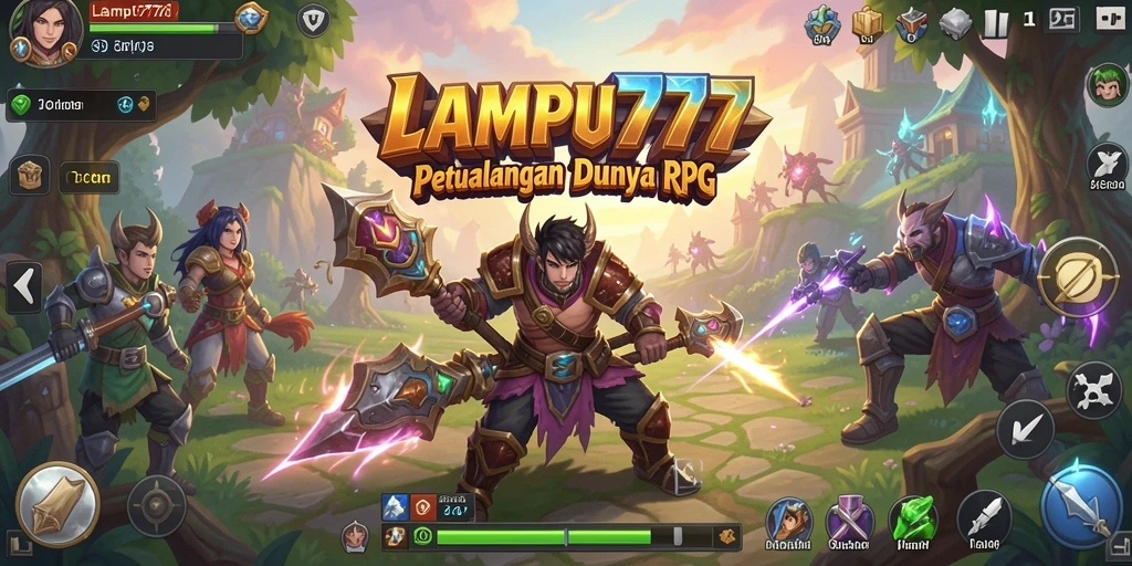 Screenshot gameplay LAMPU777 dengan pertarungan seru dan grafis menawan.