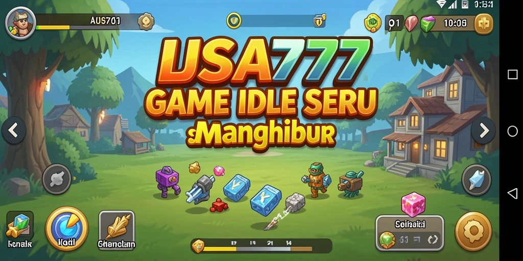 Tampilan gameplay LUSA777 yang menarik dengan desain karakter unik.
