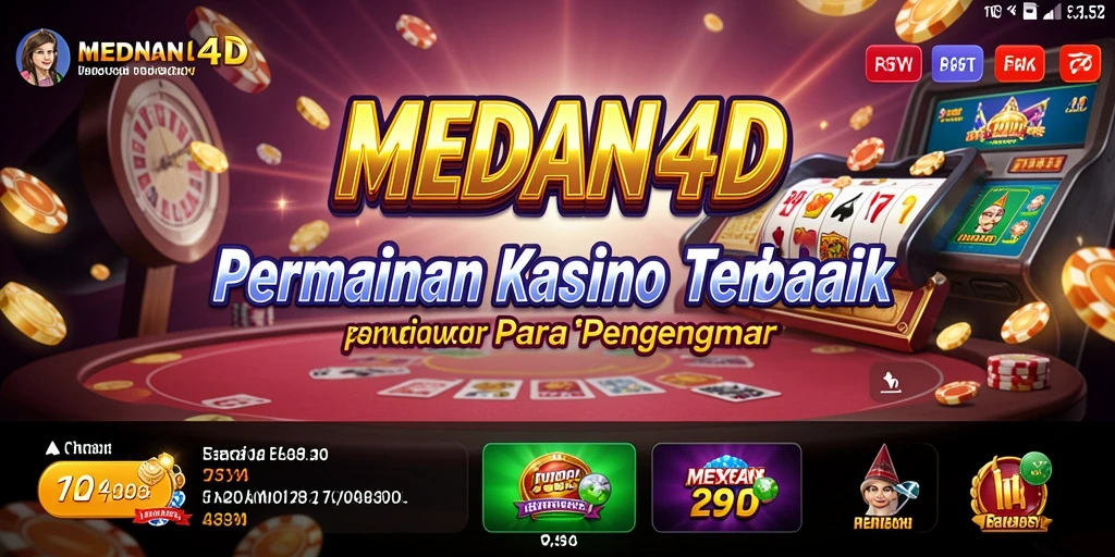 Tampilan gameplay Casino yang memukau dan interaktif.