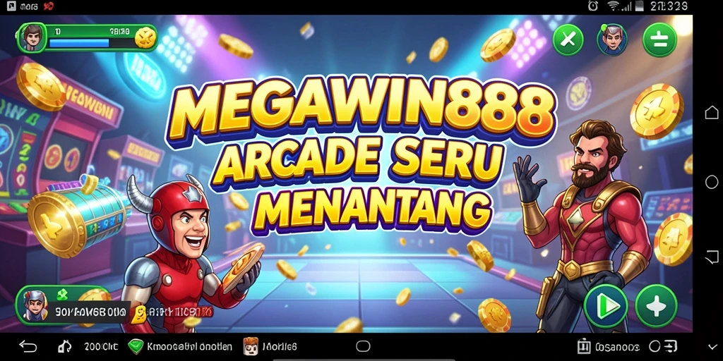 Screenshot gameplay MEGAWIN888 dengan aksi seru dan tantangan menarik.