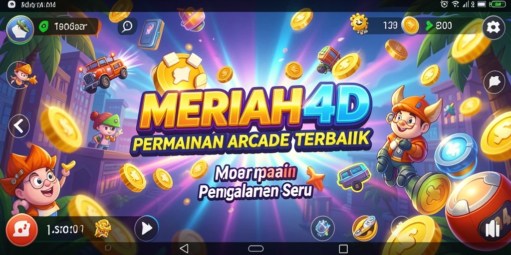 Tampilan gameplay seru dari MERIAH4D yang menantang.