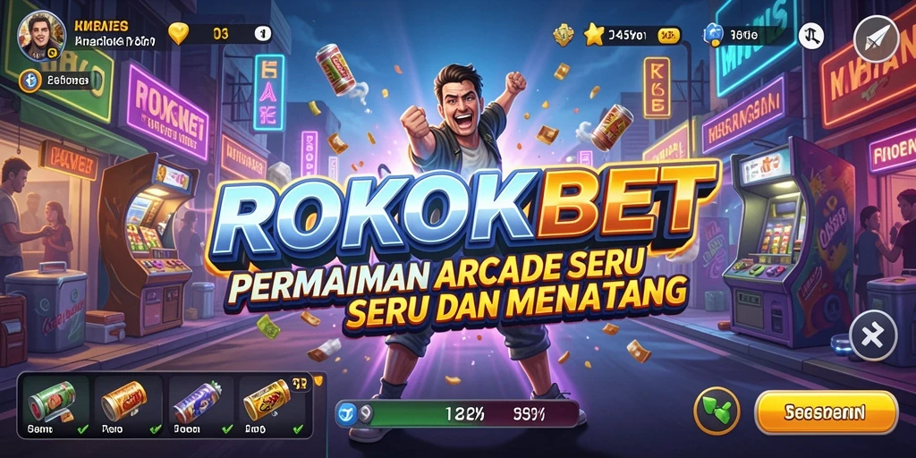 Tampilan gameplay ROKOKBET yang menarik dan dinamis.