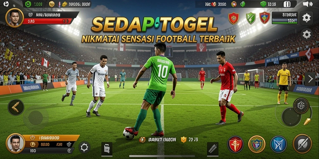 Tangkap aksi seru dalam permainan Football SEDAPTOGEL.