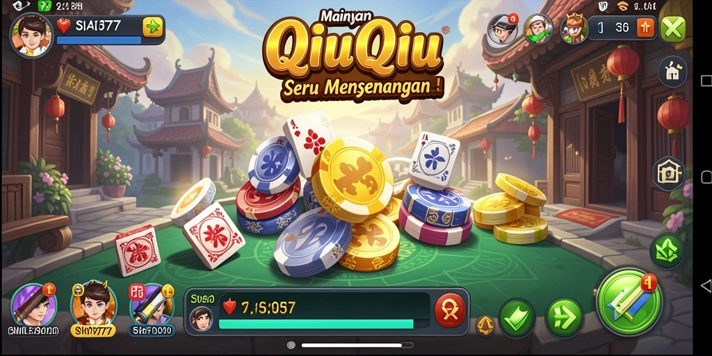 Tangkapan layar gameplay QiuQiu yang mendebarkan.