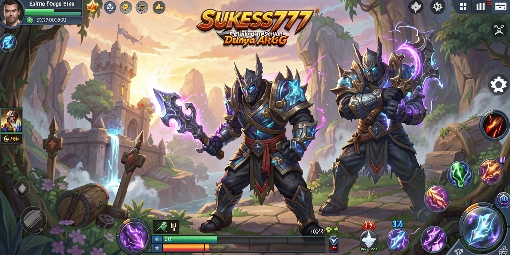 Tangkapan layar gameplay <strong>SUKSES777</strong> yang menampilkan aksi pertempuran seru.