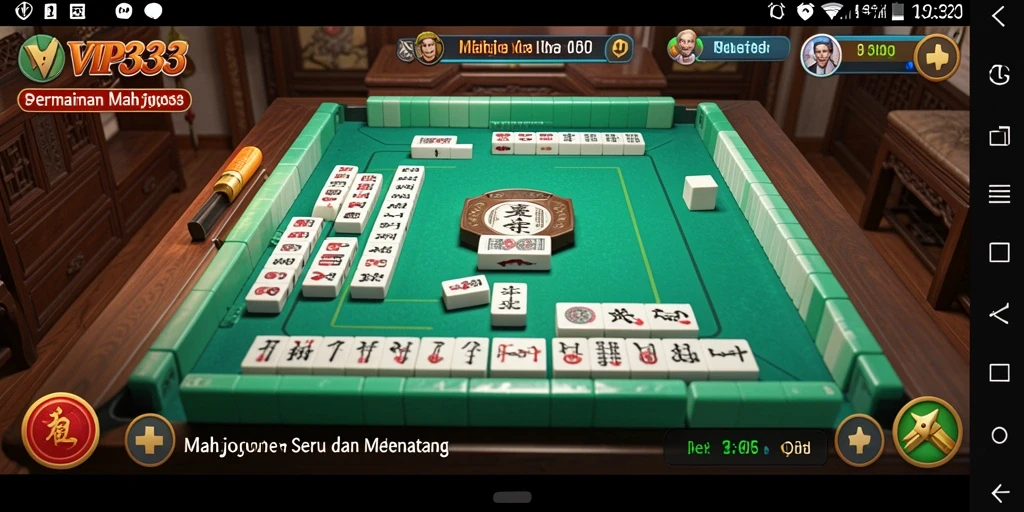 Screenshot gameplay VIP333 menampilkan momen seru saat bermain Mahjong.